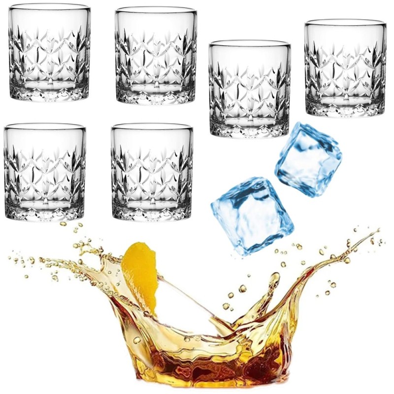 Szklanki do whisky drinków 315 ml zestaw 6 sztuk Verti Florina
