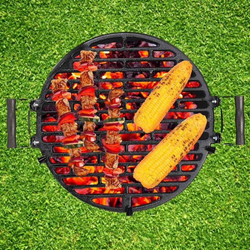 Grill żeliwny przenośny z misą paleniskową ogrodowy Brunbeste BR 2645
