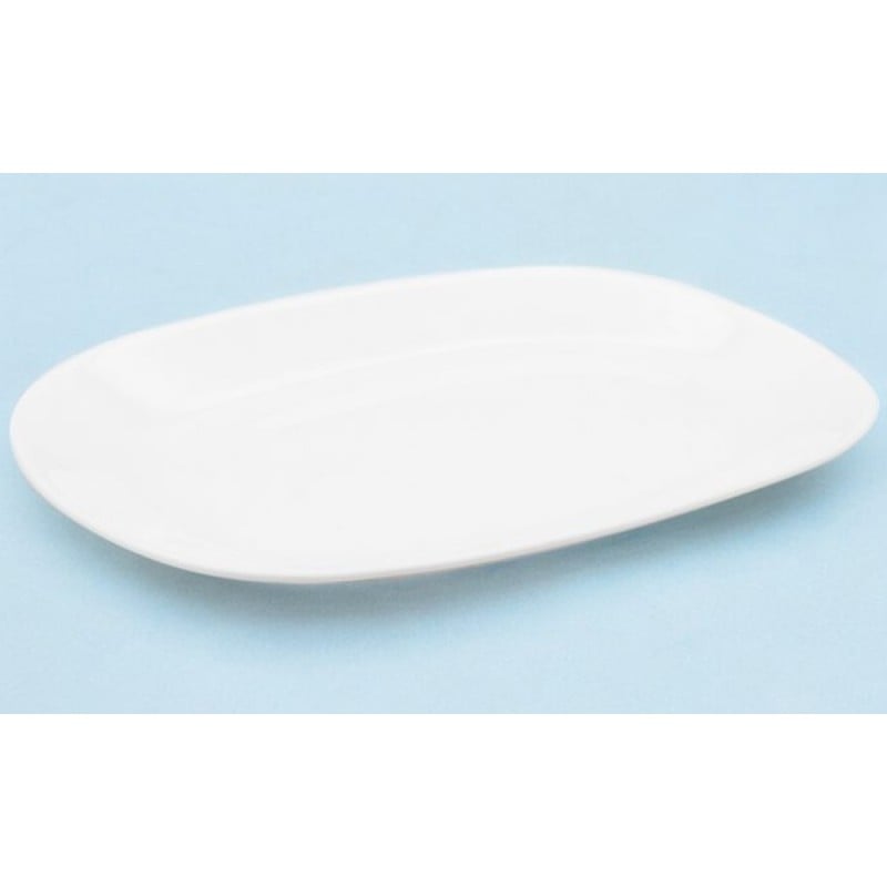 Półmisek duży prostokątny talerz biały 30x22 cm do serwowania wędlin Tragar Modern