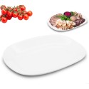 Półmisek mały prostokątny talerz biały 23x16.5 cm do serwowania wędlin Tragar Modern