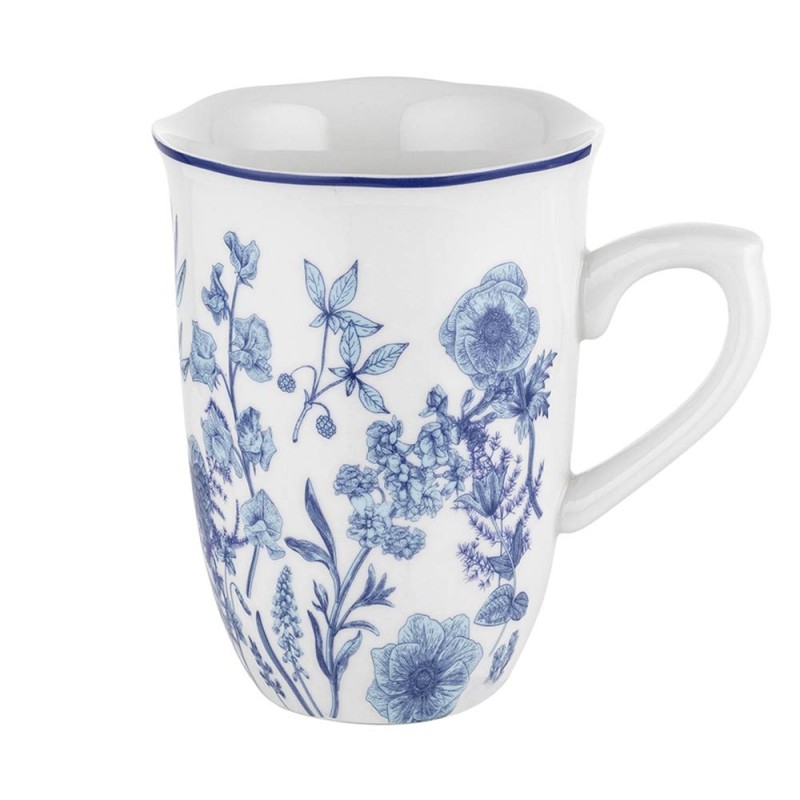 Kubki porcelanowe 380 ml komplet 6 kubków Colette Florina