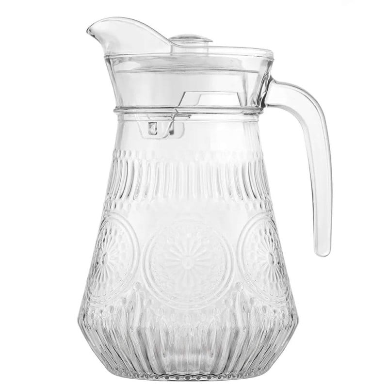 Dzbanek szklany do napoi z pokrywka 1.2L Daisy Altom