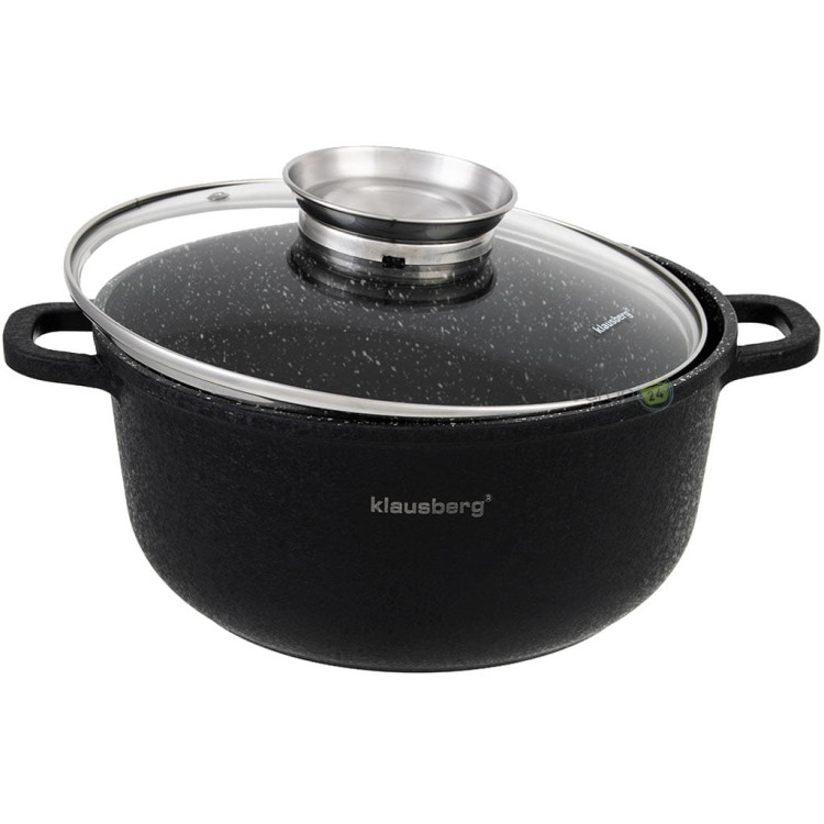 Garnki marmurowe Klausberg KB 7359 Zestaw garnków granitowych indukcyjnych Garnki marmurowe Klausberg KB 7359 Zestaw garnków granitowych indukcyjnych