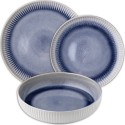 Serwis obiadowy porcelanowy Florina Calypso 18 elementów zestaw talerzy dla 6 osób