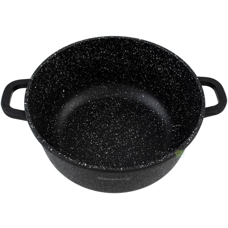 Garnki marmurowe Klausberg KB 7359 Zestaw garnków granitowych indukcyjnych