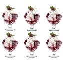 Pucharki do lodów i deserów dla 6 osób Altom Design Venus 280 ml komplet 6 pucharków