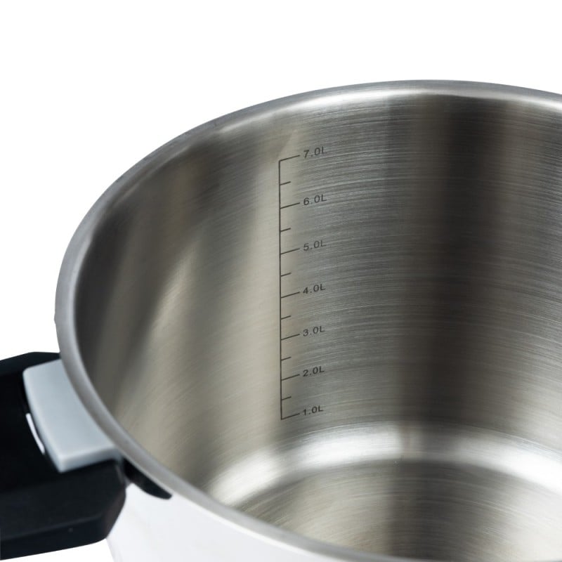 Zestaw garnków stalowych MG Home Handy 2.0/4.3/7.8 litrów komplet 3 garnki z pokrywkami składane uchwyty duże