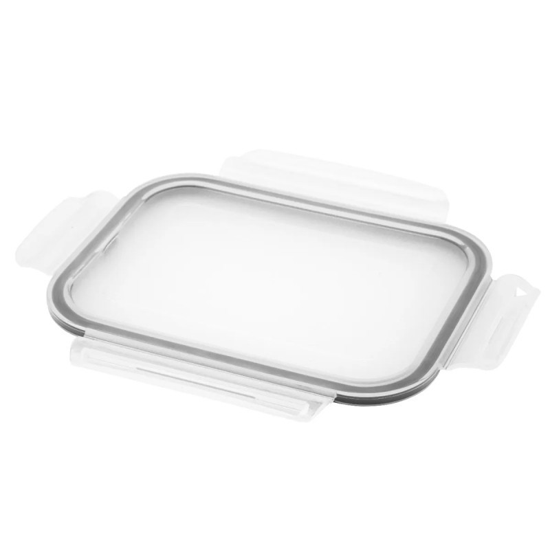 Pojemniki szklane 640 ml prostokątne lunchbox GierekHoff Corio zestaw 3 sztuki żaroodporne hermetyczne GH 1108