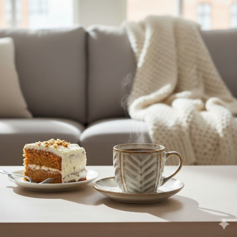 Komplet 6 filiżanek ze spodkami porcelanowych Florina Lehti 250 ml do kawy herbaty zestaw beżowe