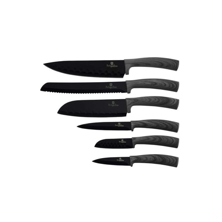 Garnki granitowe Klausberg KB 7358 Zestaw garnków indukcyjne Dolce szare+noże 2111 Garnki granitowe Klausberg KB 7358 Zestaw garnków indukcyjne Dolce szare+noże 2111