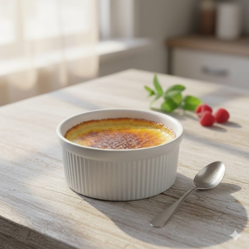 Kokilki do zapiekania 250 ml ramekin zestaw 10 sztuk salaterki miseczki pojemniki porcelanowe Brulee Tragar