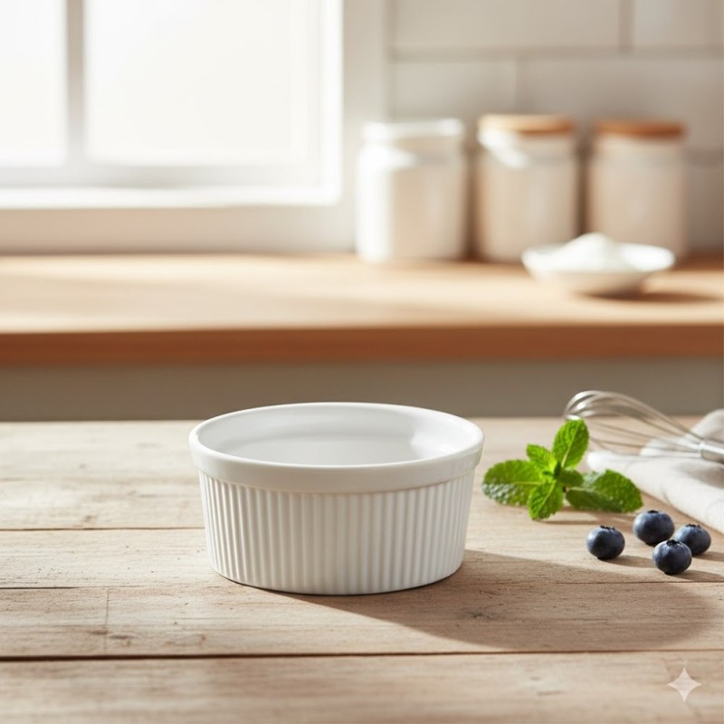 Kokilki do zapiekania 150 ml ramekin zestaw 10 sztuk salaterki miseczki pojemniki porcelanowe Brulee Tragar