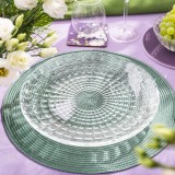 Patera 28 cm talerz szklany duży Altom Panteon na ciasto deser