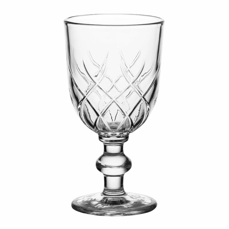 Kielichy do wody 250 ml wina soku Florina Corda zestaw 6 szklanek na nóżce