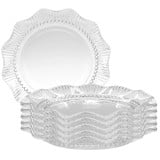 Talerzyki deserowe 17 cm szklane Altom Design Vivienne zestaw 6 sztuk spodek na ciasto deser