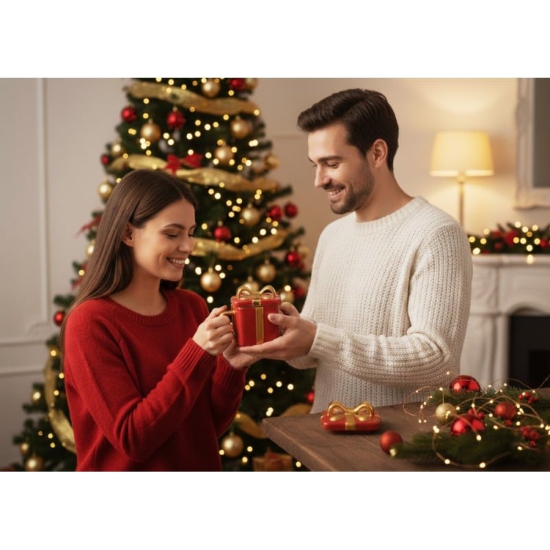 Kubek świąteczny 400 ml na prezent Florina Bliss do kawy herbaty święta