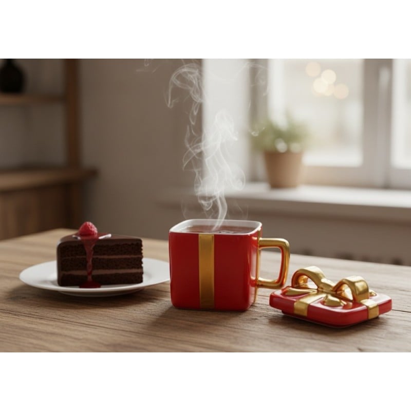 Kubek świąteczny 400 ml na prezent Florina Bliss do kawy herbaty święta