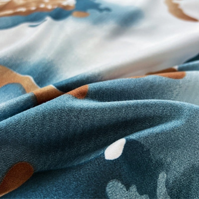 Pościel 160x200 bawełna satynowa dwustronna GierekHoff gruba 3 części GH 3107 minerał agat