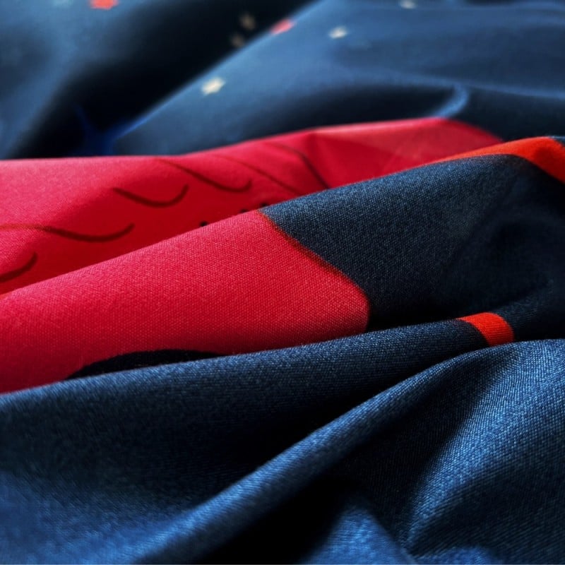 Pościel 160x200 bawełna satynowa dwustronna GierekHoff gruba 3 części GH 3108 flamingi