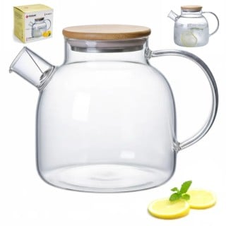 Szklany dzbanek do herbaty...