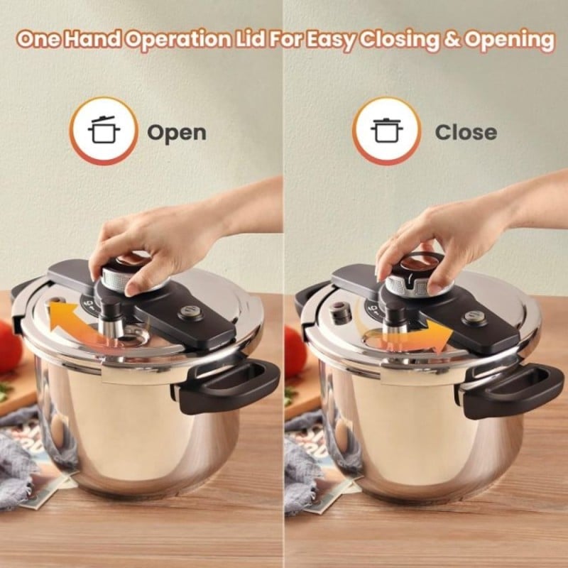 Szybkowar 6L garnek ciśnieniowy ze stali nierdzewnej Royality Line