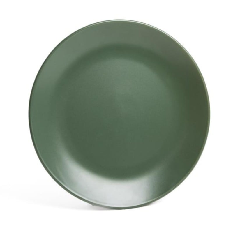 Serwis obiadowy 18 elementów Homla Bari kamionka zestaw talerzy dla 6 osób zielony