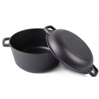 Garnek żeliwny 24 cm...