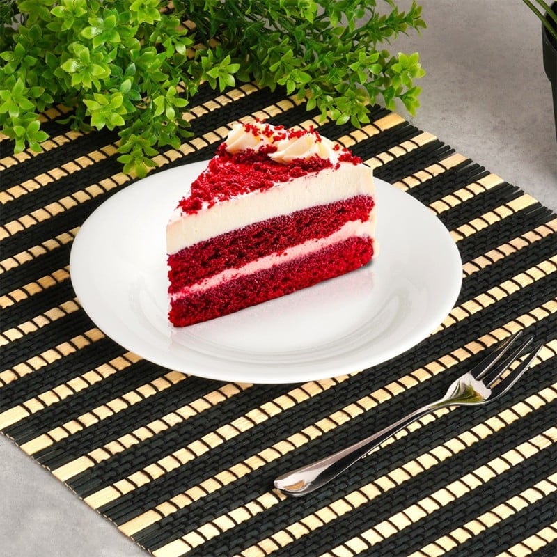 Serwis obiadowy 18 elementów Vilde White szklane talerze zestaw talerzy dla 6 osób białe