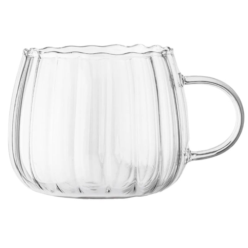 Szklanki kawy herbaty kubki 400ml eleganckie zestaw 6 szt Altom Design Bianca Linea