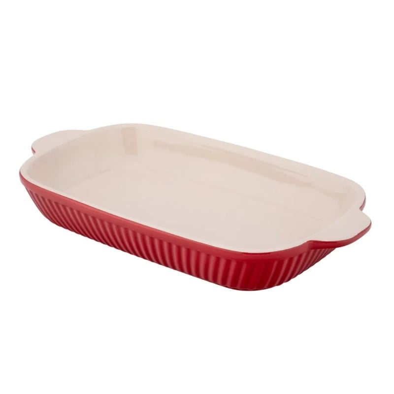 Naczynie do zapiekania ceramiczne 36,5x19x5 cm 1700 ml czerwone Altom Design Red Chilli