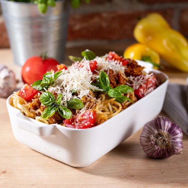 Naczynie do zapiekania porcelanowe  30,5x18x7cm 1800 ml białe Altom Design Regular