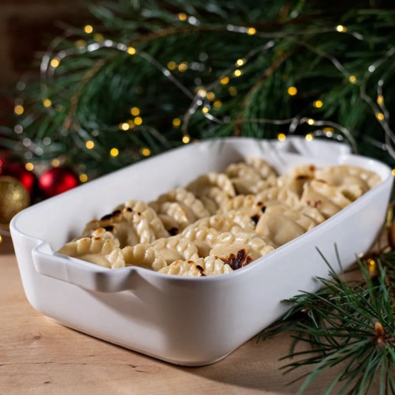 Naczynie do zapiekania porcelanowe  30,5x18x7cm 1800 ml białe Altom Design Regular