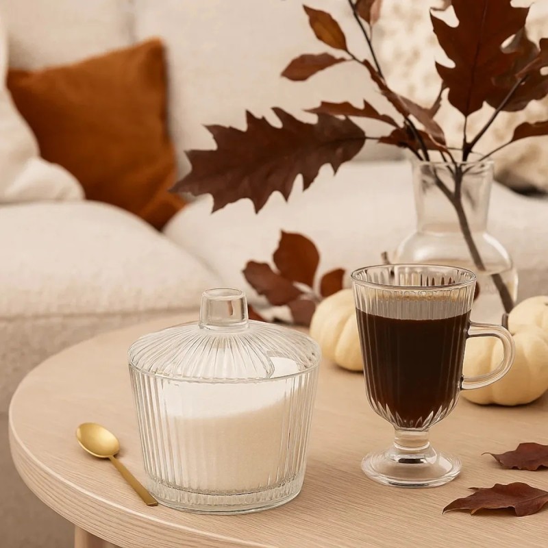 Cukiernica z pokrywką 210 ml z miejscem na łyżeczkę pojemnik na cukier Altom Design