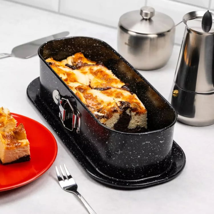 Forma do pieczenia 34.5x15.5 cm blacha do pieczenia z powłoką nieprzywierającą forma do ciasta Kinghoff KH 1785