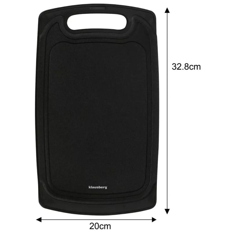 Zestaw noży i przyborów kuchennych w stojaku z deską do krojenia Klausberg KB 7835