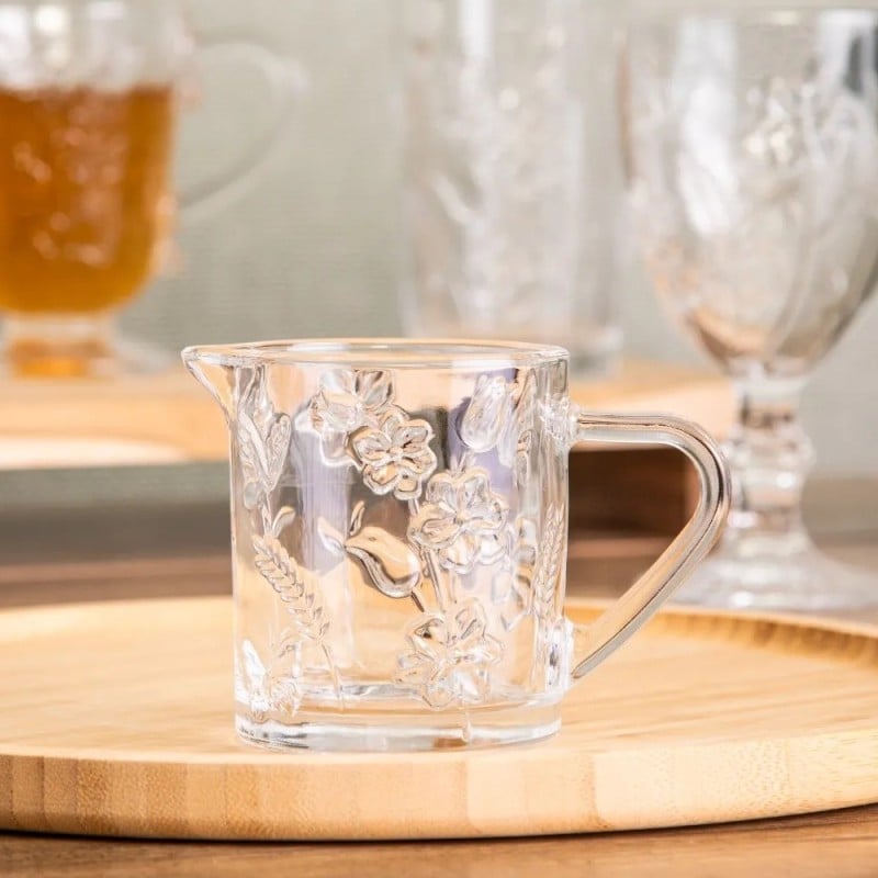 Mlecznik szklany 200 ml Altom Rosalie kwiatowy wzór