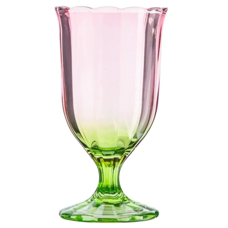 Szklanki na stopce 340 ml Altom Rosabella do soków napojów komplet 6 sztuk