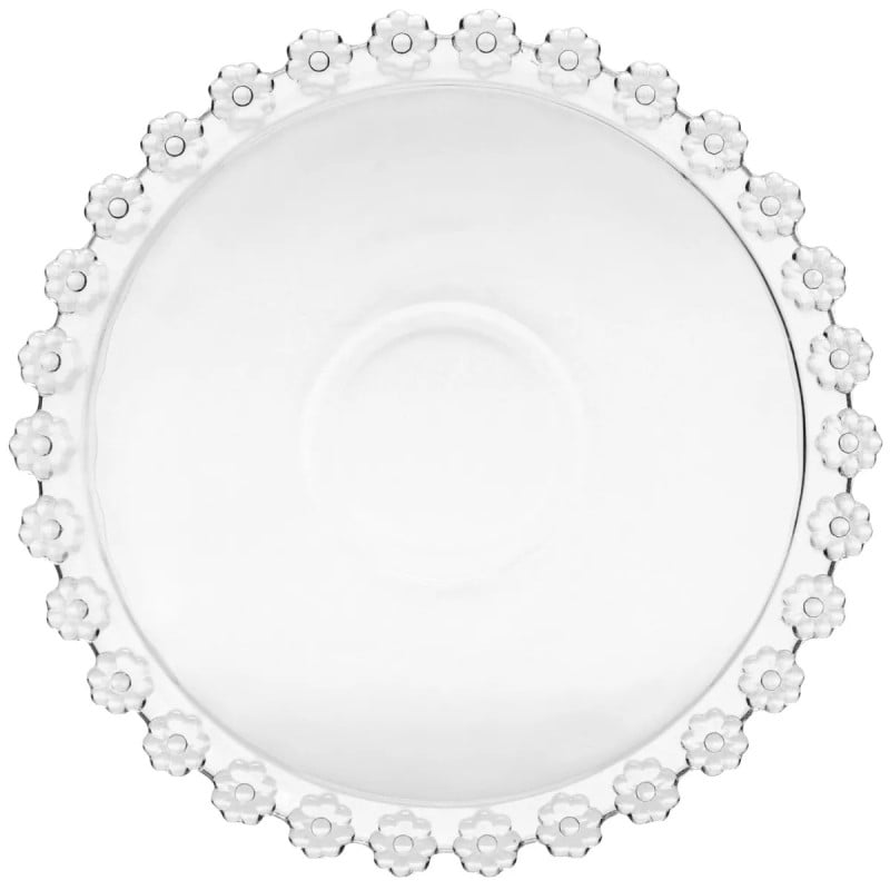 Filiżanka ze spodkiem do kawy i herbaty 200 ml szklana Altom Design Bloom