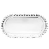 Patera szklana owalna na ciasto tort 25 x 13 cm Altom Design Bloom