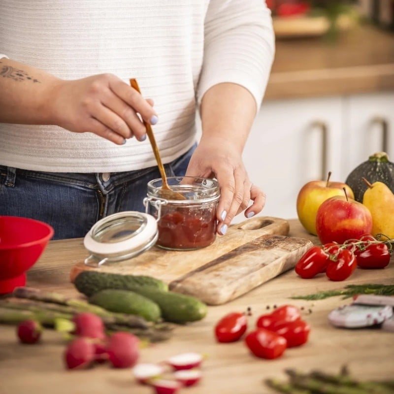 Słoik szklany na przetwory 200 ml hermetyczny z klipsem Altom Design