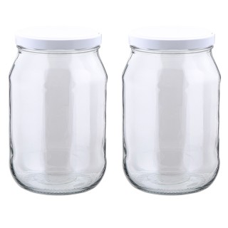 Słoik szklany na przetwory 1700 ml z zakrętką FI100 6Z zestaw 2 szt Altom Design