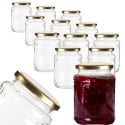 Słoiki szklane 720 ml na przetwory miód konfitury i dżemy typu twist z zakrętką komplet 12 szt Altom Design