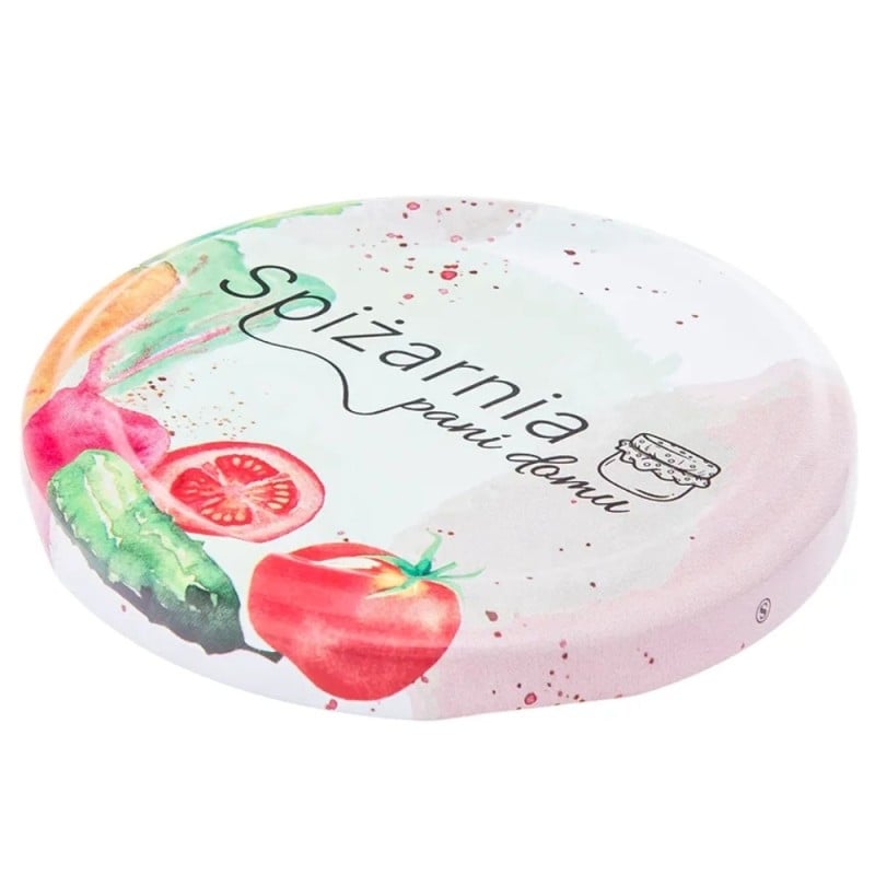 Zakrętki do słoików na przetwory 6,6 cm zestaw 10 szt - 4-zaczepowe FI66 Altom Design