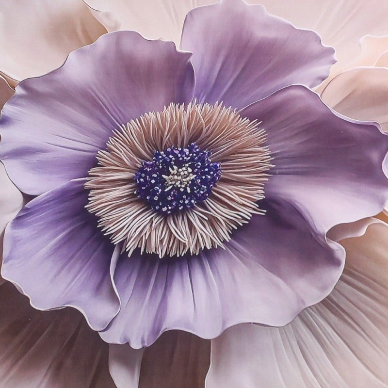 Pościel 160x200 bawełna satynowa wzór 5D dwustronna GierekHoff gruba 3 części GH 3124 Aksamitna Malwa