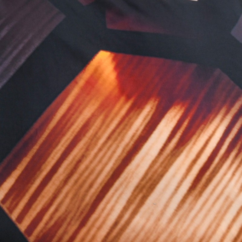 Pościel 140x200 bawełna satynowa wzór 5D dwustronna GierekHoff gruba 2 części GH 3127 Miedziany Heksagon