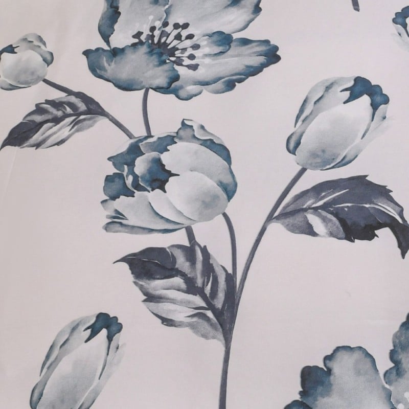 Pościel 200x220 bawełna satynowa dwustronna GierekHoff gruba 3 części GH 3134 Blue Rose