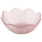 Salaterka 20 cm do sałatek różowa w kształcie kwiatu Mariella Florina