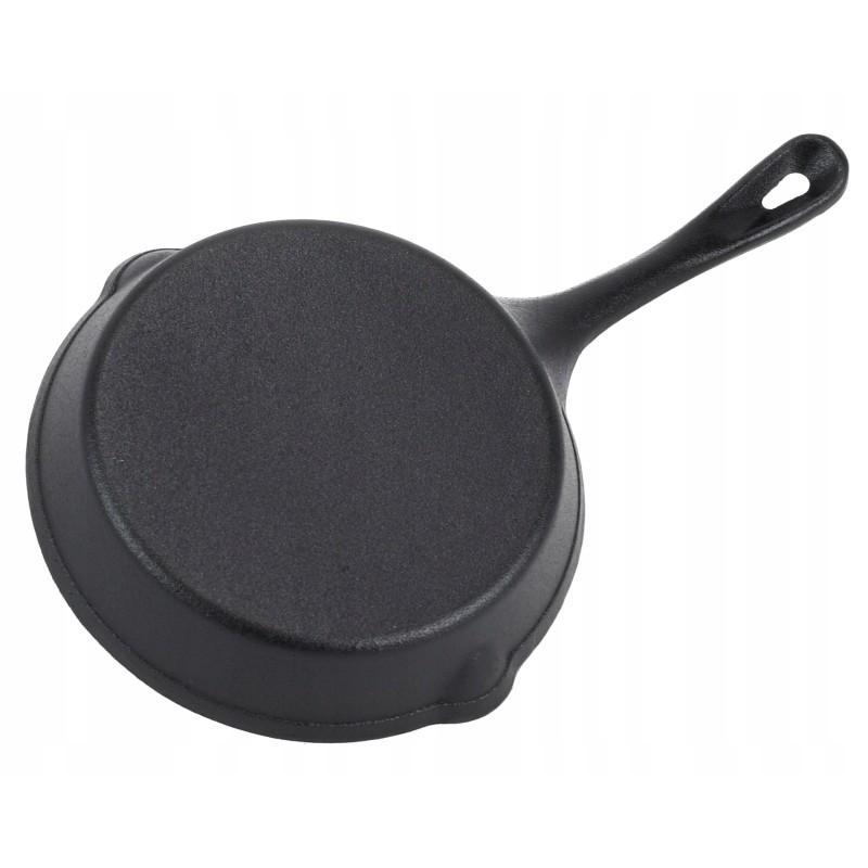 Zestaw 3 patelnie żeliwne 20/25/30 cm GierekHoff Żeliwna Tradycja ciężkie głębokie indukcja gaz ognisko grill GH 8002