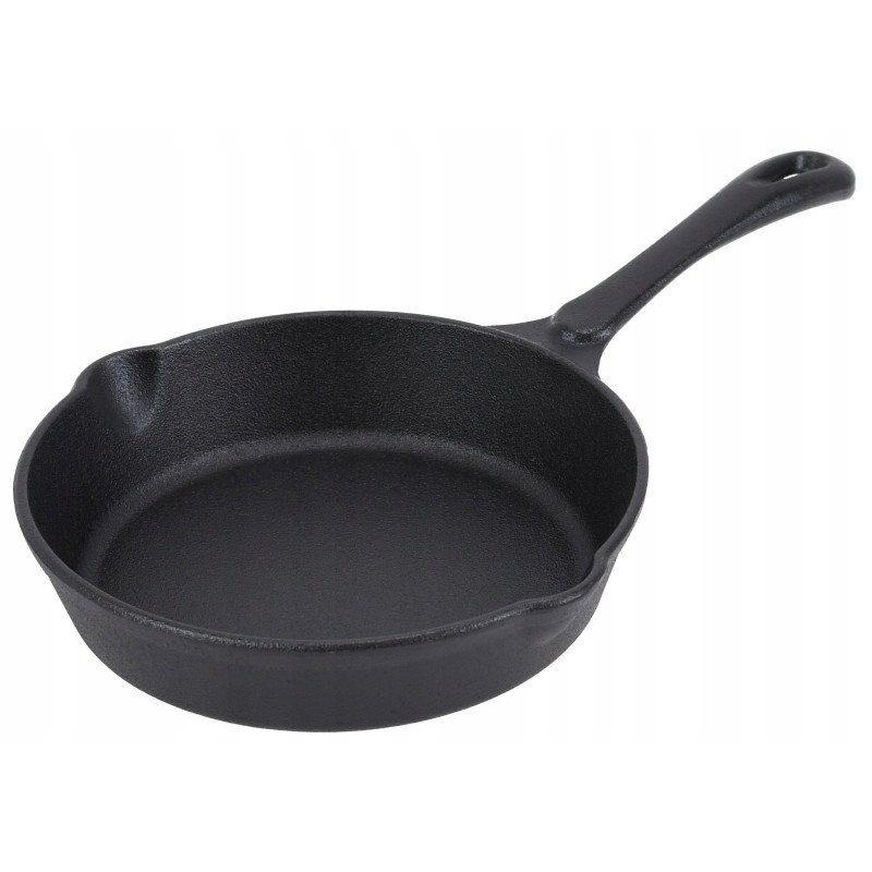 Zestaw 3 patelnie żeliwne 20/25/30 cm GierekHoff Żeliwna Tradycja ciężkie głębokie indukcja gaz ognisko grill GH 8002