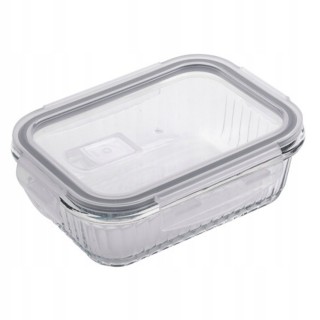 Pojemnik 640 ml na żywność jedzenie pudełko z pokrywką lunchbox prostokątny hermetyczny Mariet Florina